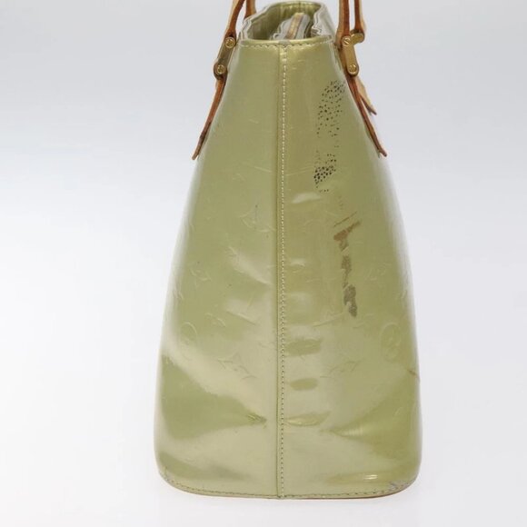 LOUIS VUITTON Monogram Vernis Houston Hand Bag Gris - Picture 7 of 14